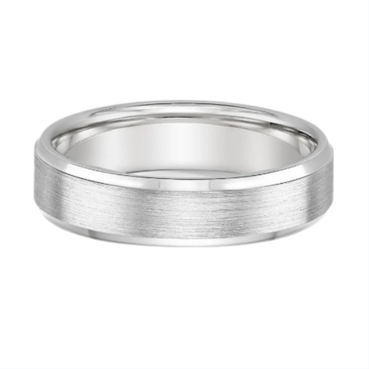 Minimalist Brushed Plain Band Ring (Niche Personalized Unisex Band)