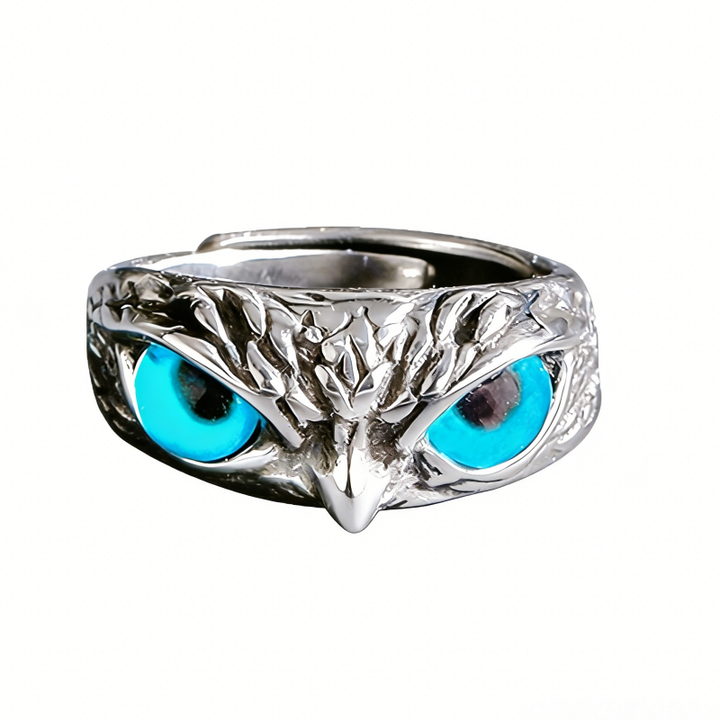 Owl Eyes Colored Pupil Ring Set (Light Luxury Niche Individual Band)
