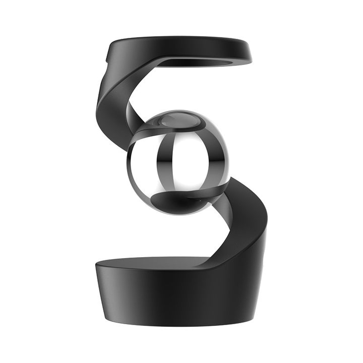 Magnetic Floating Spiral Black Technology Ornament (Stress-Relief Decor Style)
