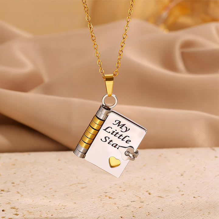 Love Letter Heart Locket Necklace
