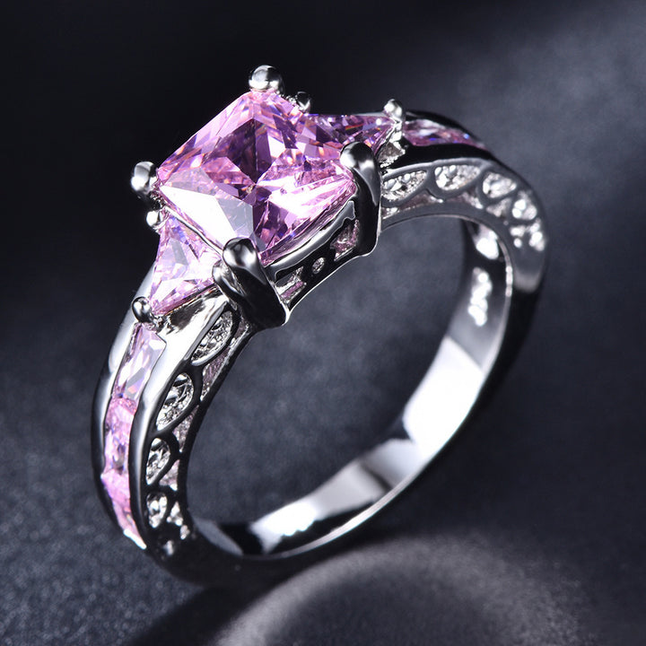 Multicolor Marquise Gemstone Floral S925 Silver Ring