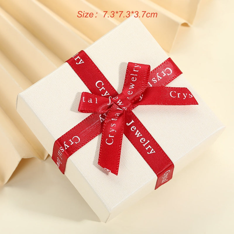 Bow‑knot Ribbon Jewelry Gift Box, Multiple‑Color Options