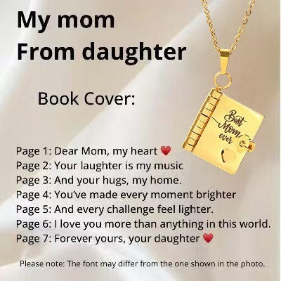 Love Letter Heart Locket Necklace