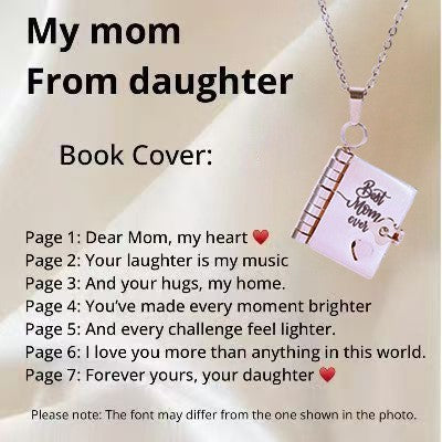 Love Letter Heart Locket Necklace