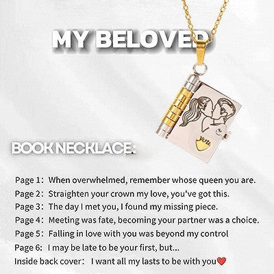 Love Letter Heart Locket Necklace