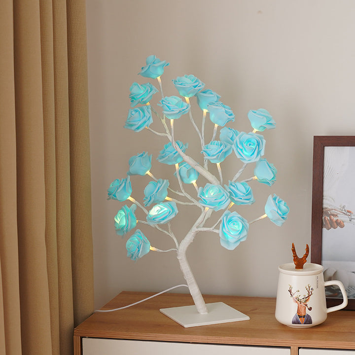 Rose Tree Shape Ambient Light (Warm Light Romantic Style Series)