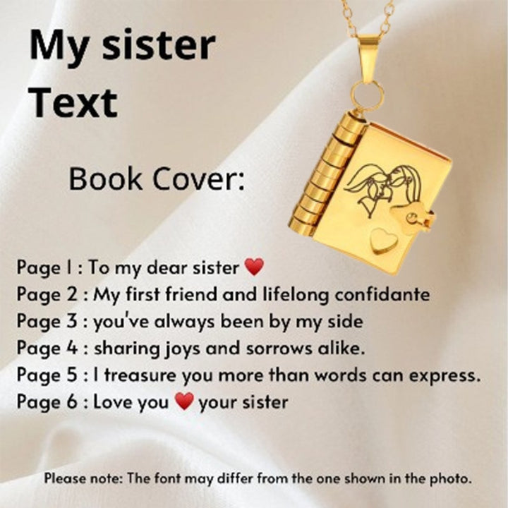 Love Letter Heart Locket Necklace