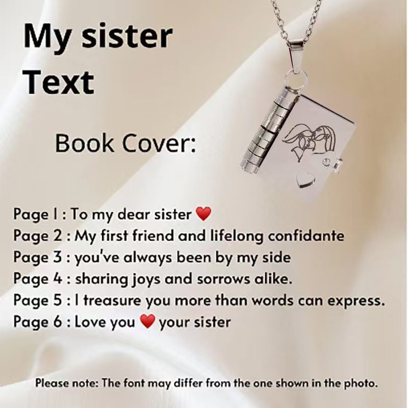 Love Letter Heart Locket Necklace