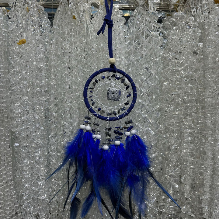 Crystal Cluster Feather Dreamcatcher Ornament (Healing Spiritual Style Series)