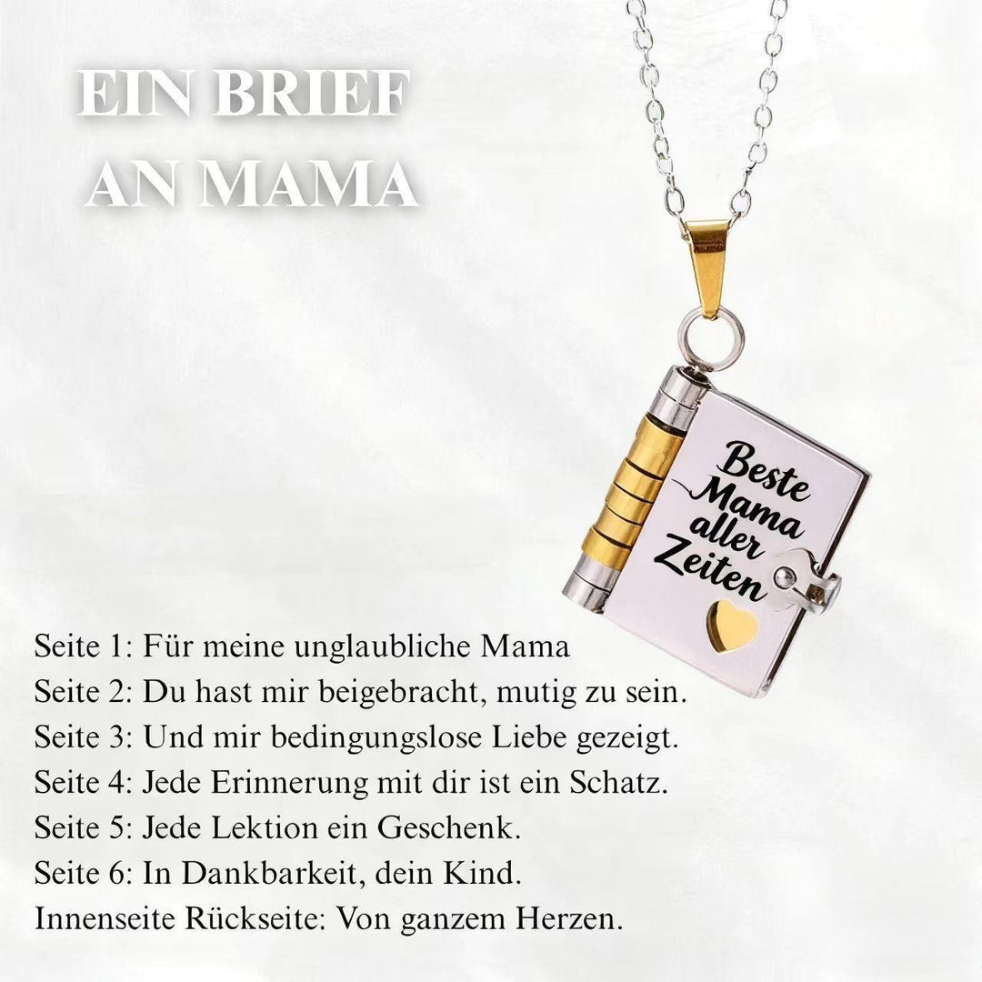 Love Letter Heart Locket Necklace