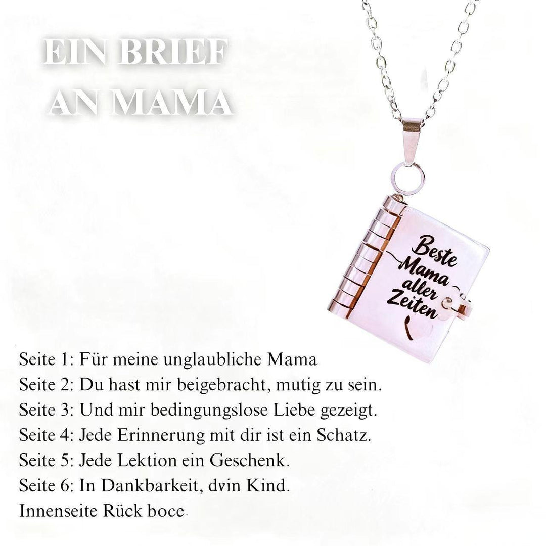 Love Letter Heart Locket Necklace