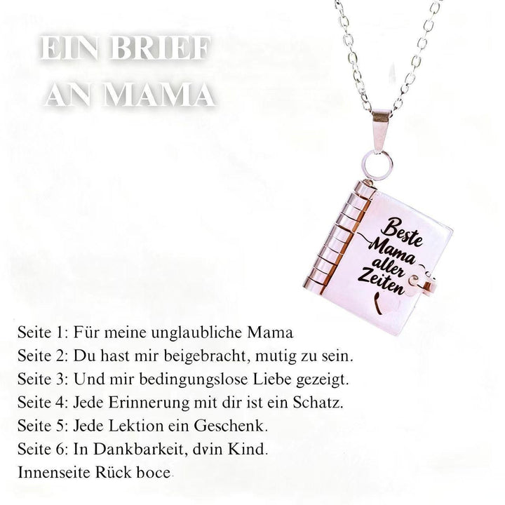 Love Letter Heart Locket Necklace