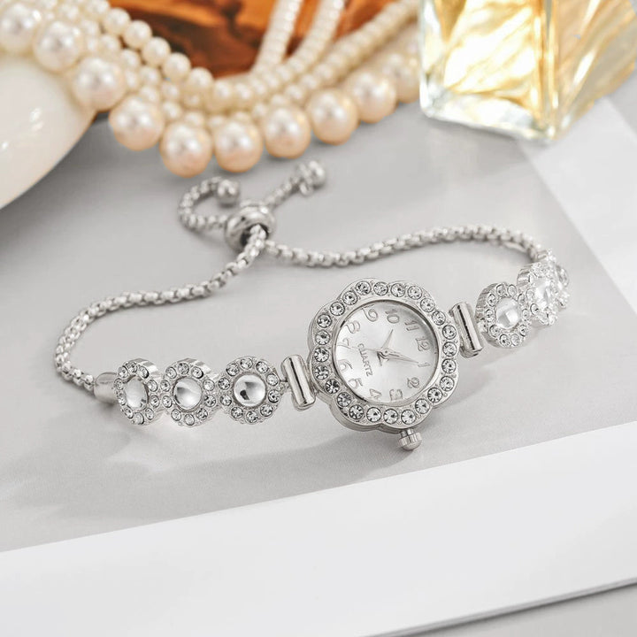 Luxury Diamond Hand Chain Bracelet (Gold Tone Multi-Style Finger Bracelet)