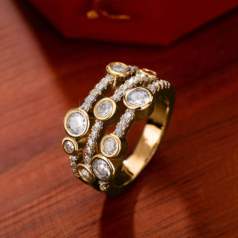 Multi-Layer Bubble Paved Ring