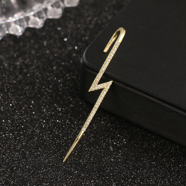 Geometric Diamond Ear Cuff Set (Light Luxury Niche Sweet & Cool Earrings)