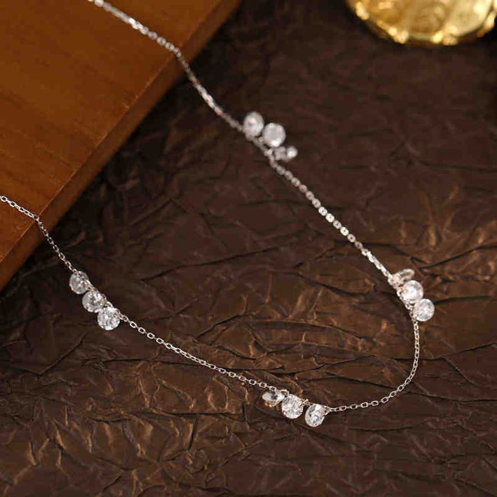 Diamond Shard Galaxy Choker (Light Luxury Niche Dainty Clavicle Chain)