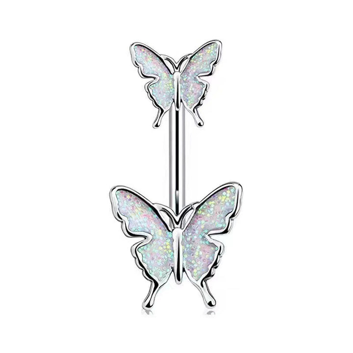S925 Silver Diamond Pendant Belly Button Ring (Sweet-Cool Luxury Multi-Style)