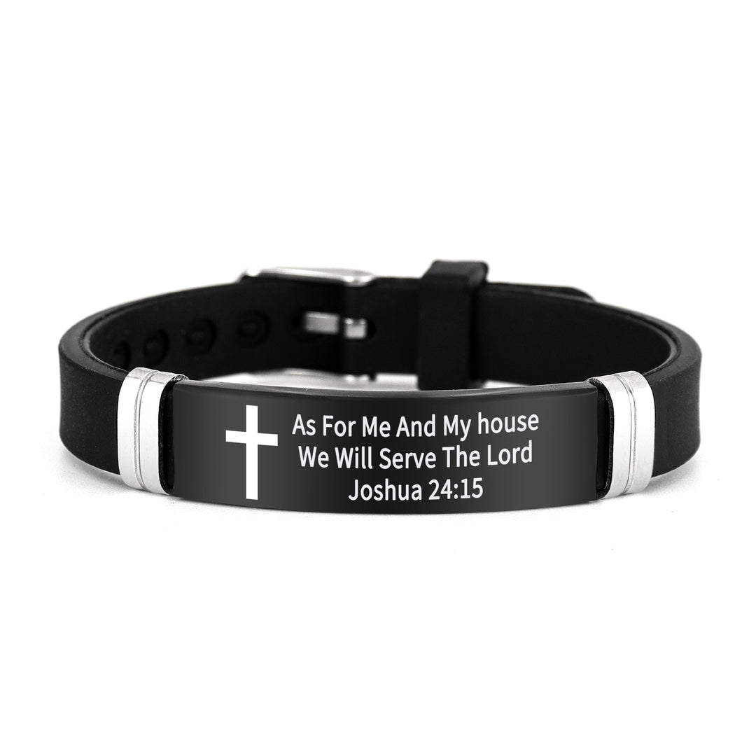 Bible Verse Inspirational Silicone Bracelet