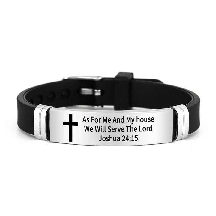 Bible Verse Inspirational Silicone Bracelet