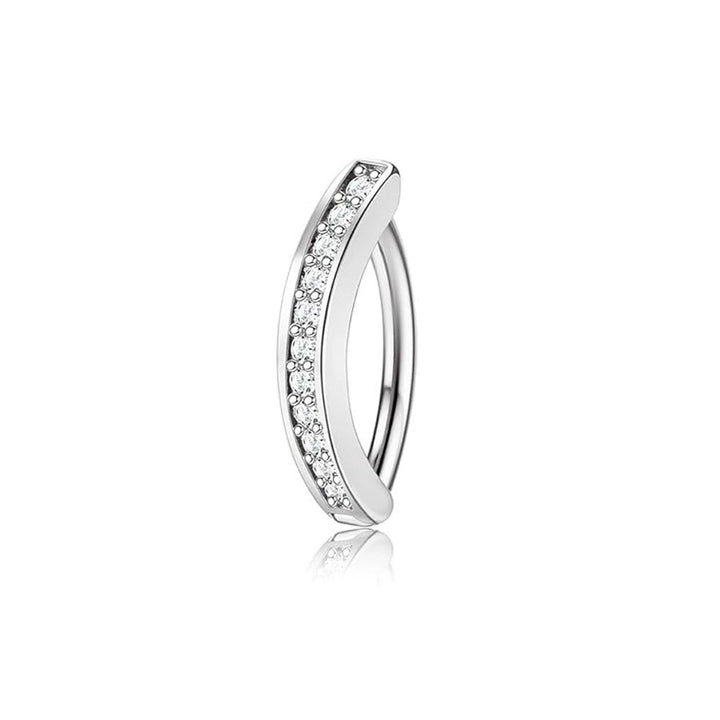 S925 Silver Diamond Pendant Belly Button Ring (Sweet-Cool Luxury Multi-Style)