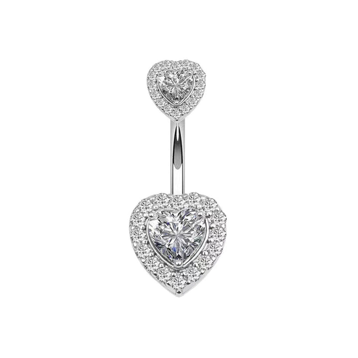 S925 Silver Diamond Pendant Belly Button Ring (Sweet-Cool Luxury Multi-Style)