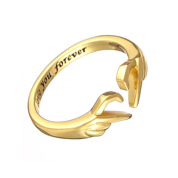 Hands Making Heart Open Ring (Eternal Confession Vibe Style)