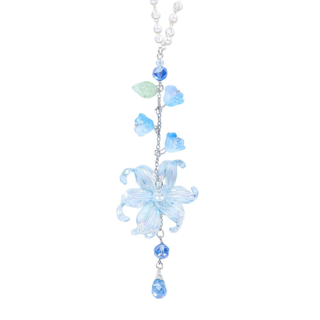 Acrylic Lily‑of‑the‑Valley Car Hanging Ornament, Multiple Colors Available