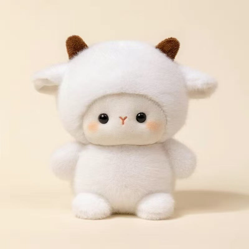 Cute Healing Animal Plush Doll, Multi-Style Cartoon Kids Comfort Stuffed Toy Desktop Ornament Gift