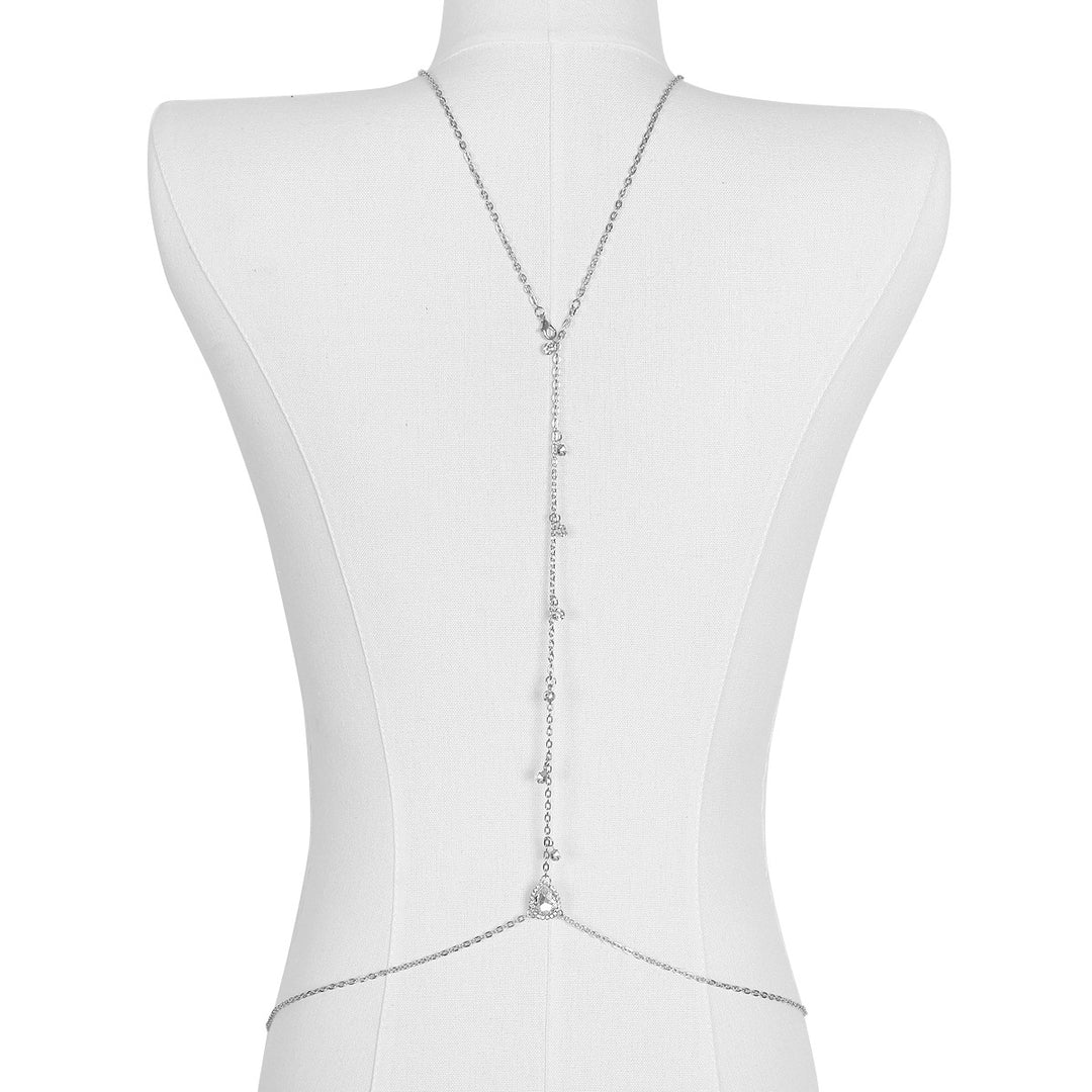 Teardrop Tassel Back Chain (Light Luxury Niche Sexy Body Chain)