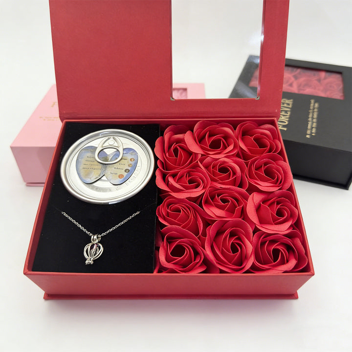 Natural Pearl Oyster Necklace Gift Set (Creative DIY Confession Gift)