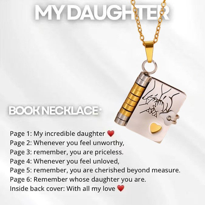 Love Letter Heart Locket Necklace