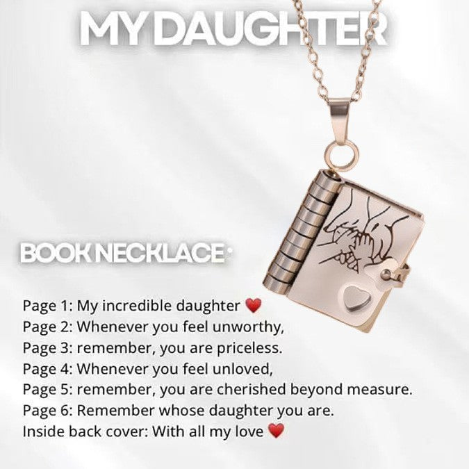 Love Letter Heart Locket Necklace