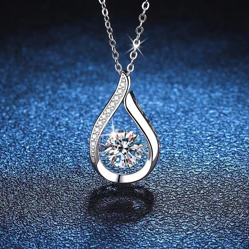 Luxury Shining Diamond Pendant Choker (Temperament Daily Necklace)