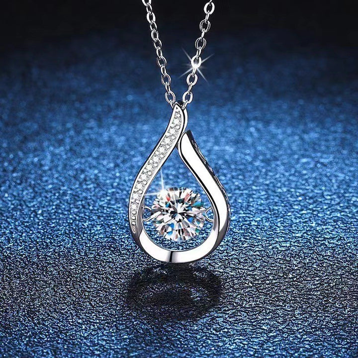 Luxury Shining Diamond Pendant Choker (Temperament Daily Necklace)