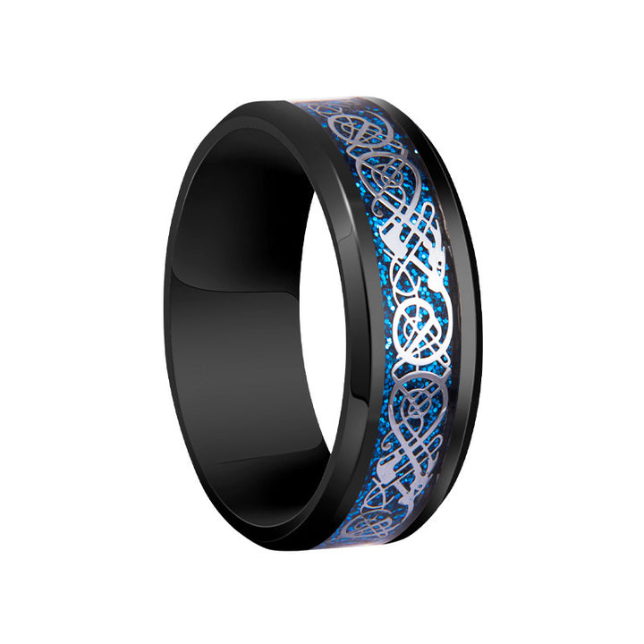Dark Heart Colored Gem Couple Rings (Personalized Luxury Style)