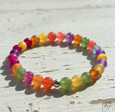 Dopamine Color-Shifting Beaded Jewelry Set (Necklace/Bracelet/Anklet Options, Vacation Style)