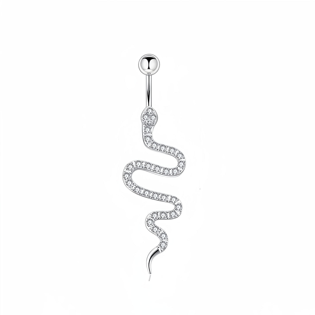 S925 Silver Diamond Pendant Belly Button Ring (Sweet-Cool Luxury Multi-Style)