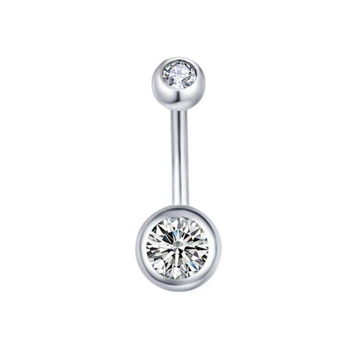S925 Silver Diamond Pendant Belly Button Ring (Sweet-Cool Luxury Multi-Style)