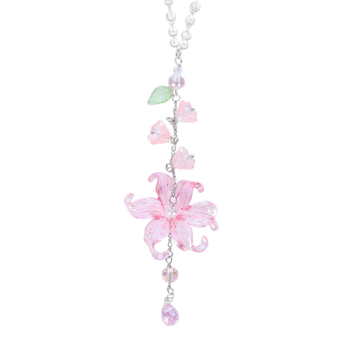 Acrylic Lily‑of‑the‑Valley Car Hanging Ornament, Multiple Colors Available