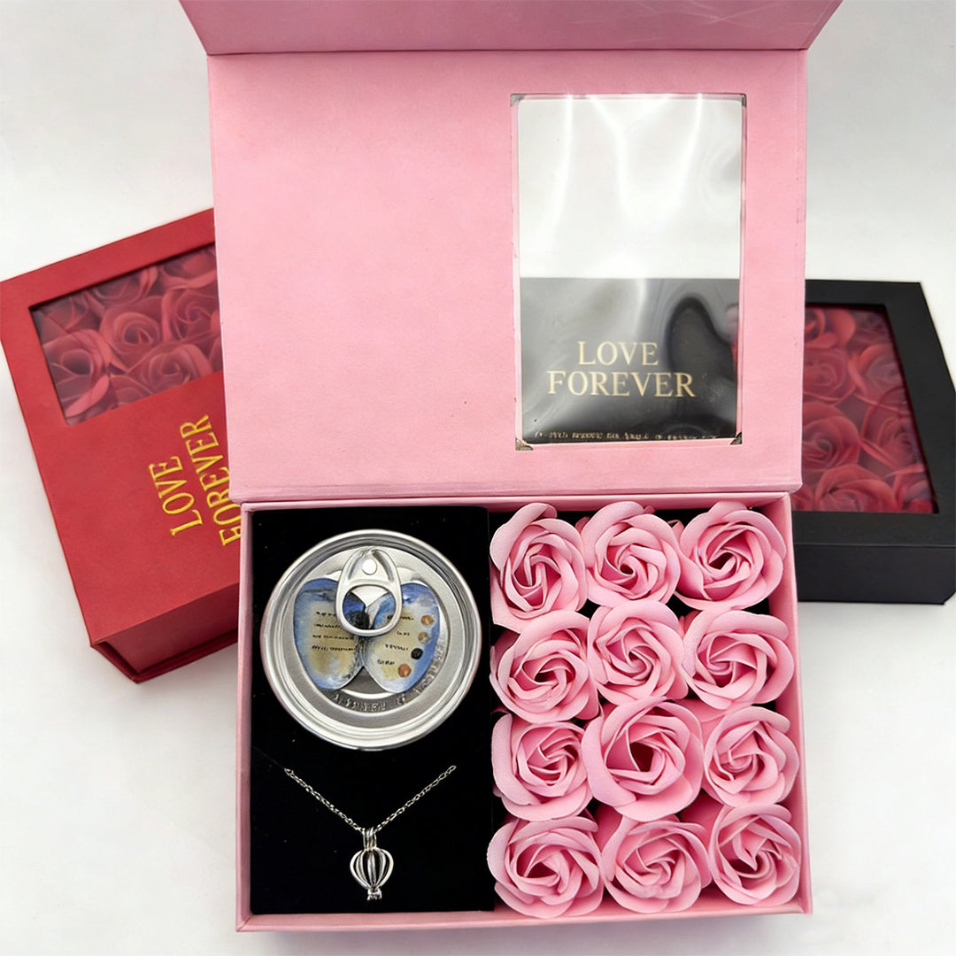 Natural Pearl Oyster Necklace Gift Set (Creative DIY Confession Gift)