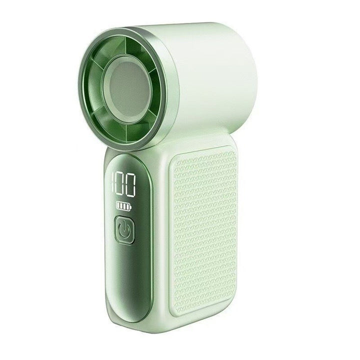 Mini Turbo High-Speed Digital Handheld Fan, 100-Speed Adjustable Portable Pocket Rechargeable Fan, Multi Colors