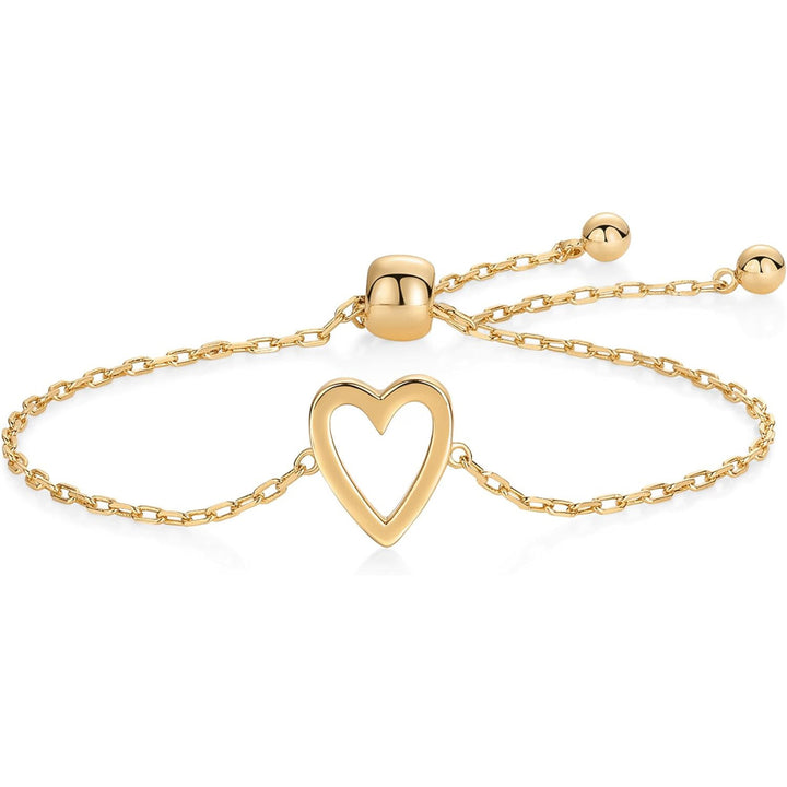 Double-Layer Heart Drawstring Bracelet (Sweet Element Style Series)