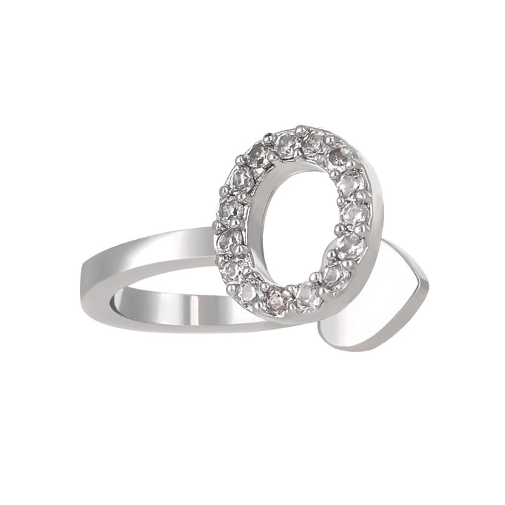 A-Z 26 Letters Paved Diamond Ear Cuffs, Adjustable Diamond Ear Cuffs For Non-Pierced Ears