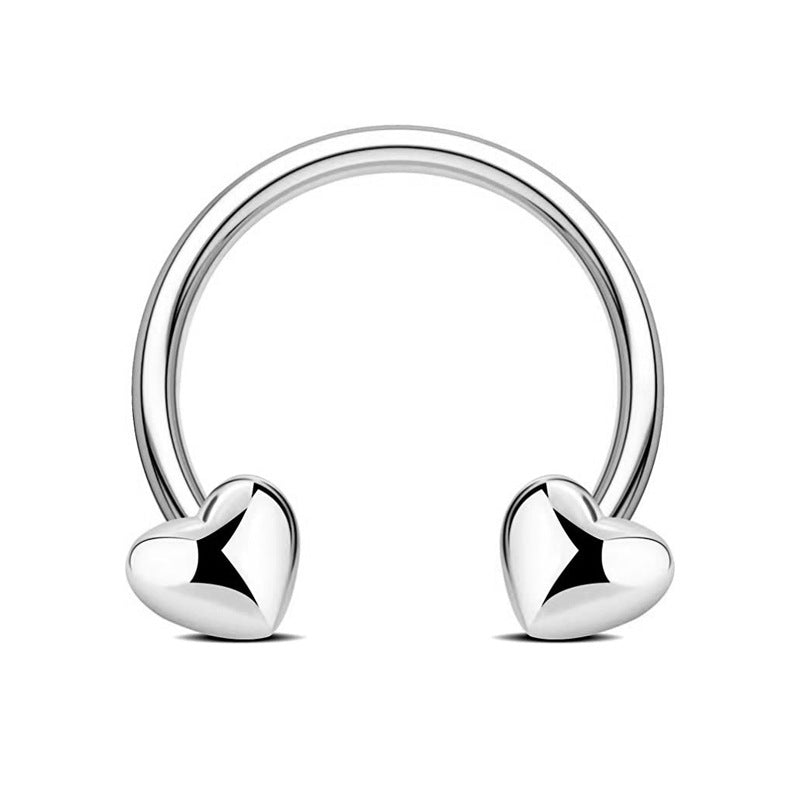 Whimsical Animal & Plant C-Shaped Nose Ring Set (Light Luxury Niche Cute Nose/Ear Piercing)