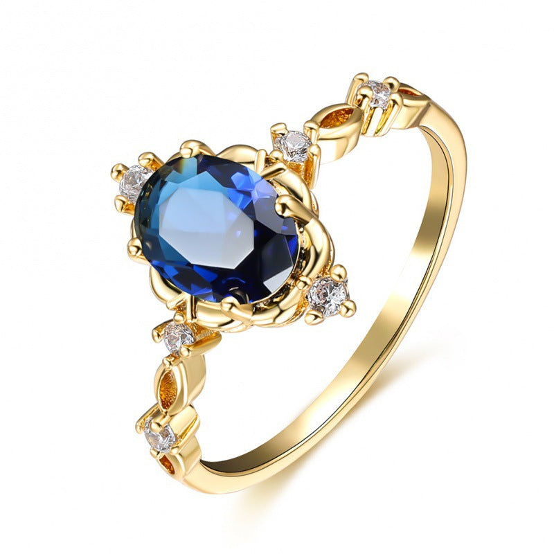 Vintage Oval Diamond Statement Ring (Luxury 18K Gold Engagement Band)