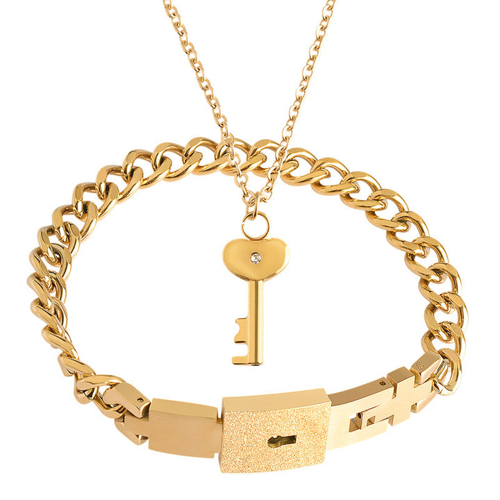 Couple Interlocking Heart Bracelets