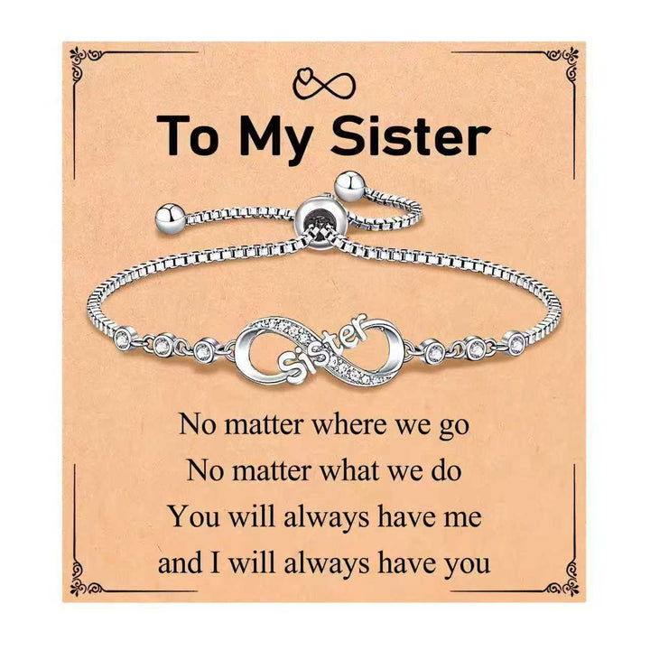 Eternal Love Personalized Engraved Bracelet (Family/Romantic Confession & Memorial Style)