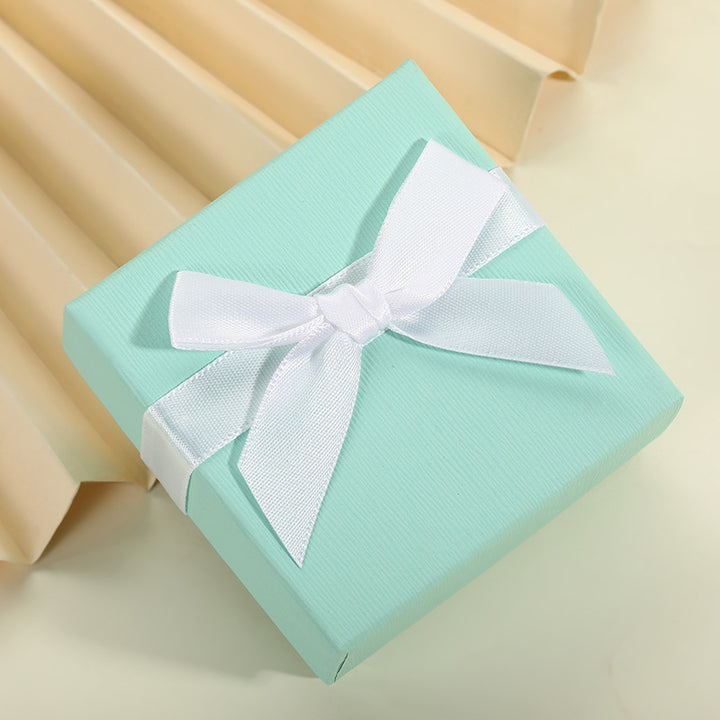 Bow‑knot Ribbon Jewelry Gift Box, Multiple‑Color Options