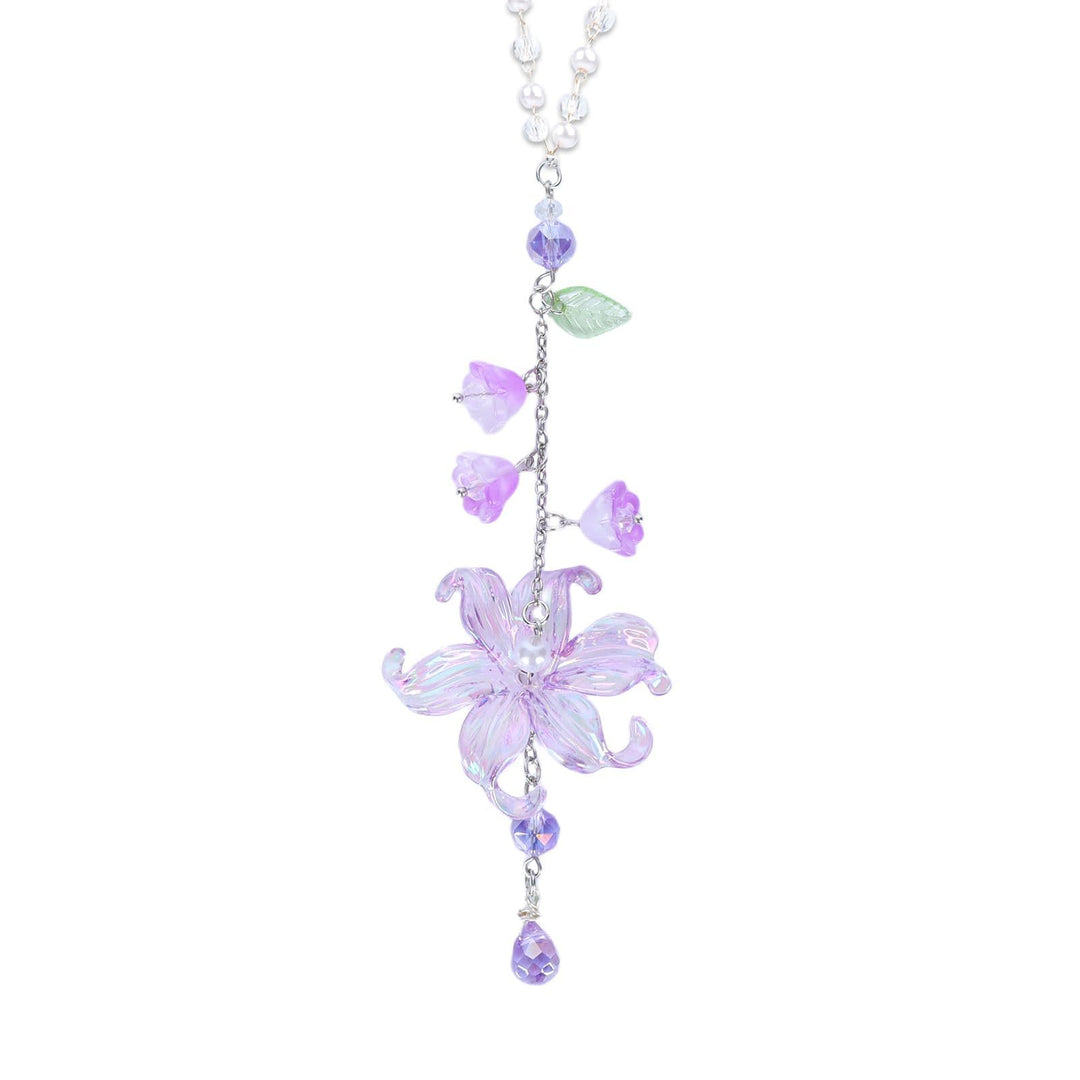 Acrylic Lily‑of‑the‑Valley Car Hanging Ornament, Multiple Colors Available