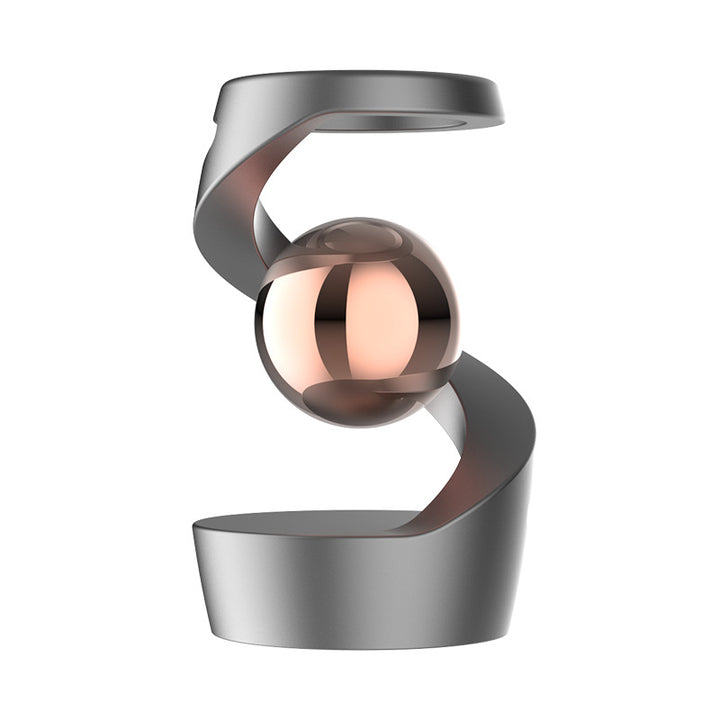 Magnetic Floating Spiral Black Technology Ornament (Stress-Relief Decor Style)